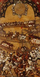 Die Eroberung Mexikos. Tafel XXI